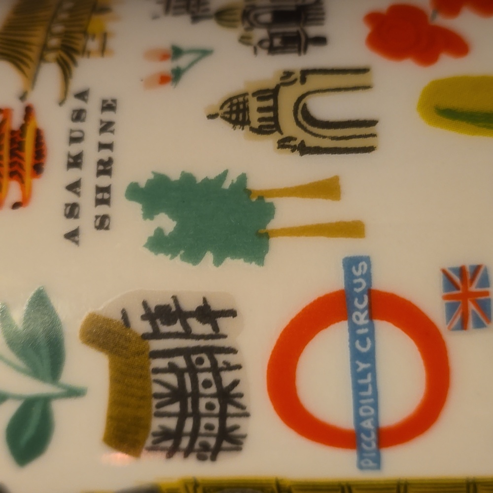 Rifle Paper Co. Bon Voyage Mug Travel Paris London Tokyo NY - Picture 6 of 9